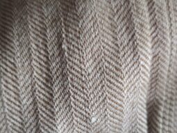 Linen woollen fabric